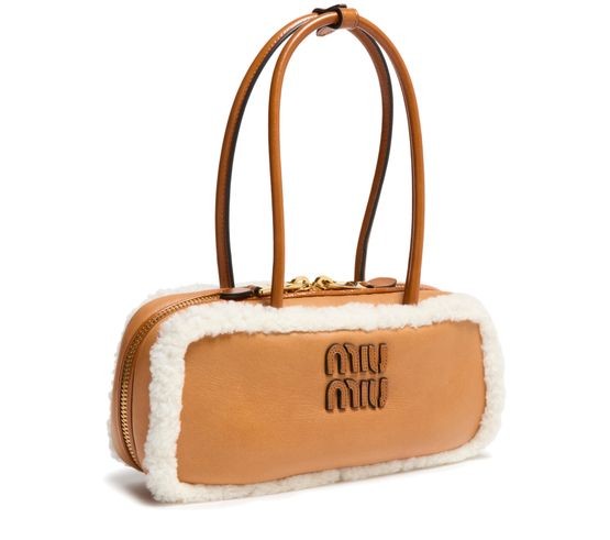 MIU MIU Beau small shearling bag - Image 3