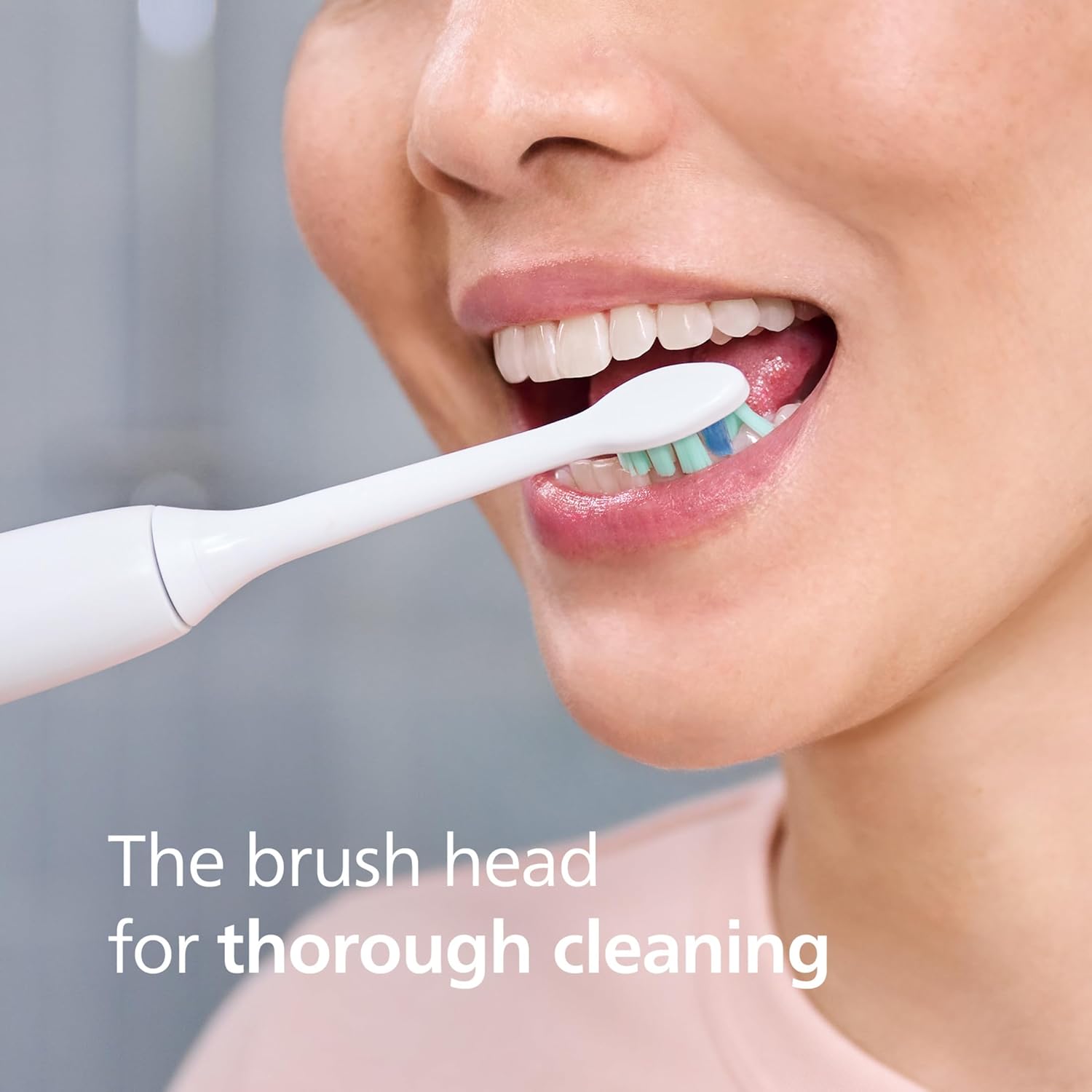 Philips Sonicare C2 Plaque Control - Cabezales de repuesto genuinos para cepillo de dientes eléctrico, Blanco, paquete de 3, HX9023/65