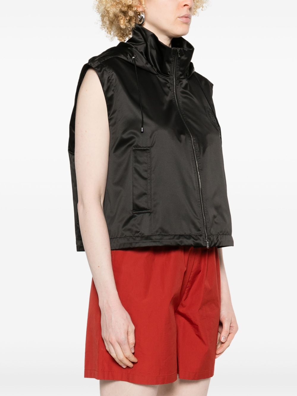 Fendi フェンディフード付きジップベスト - Image 3
