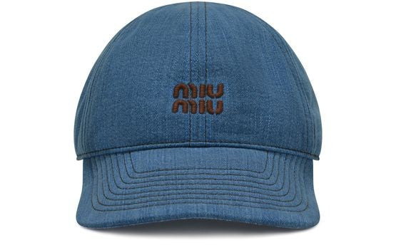 MIU MIU Cap with logo and drawstring - Image 3