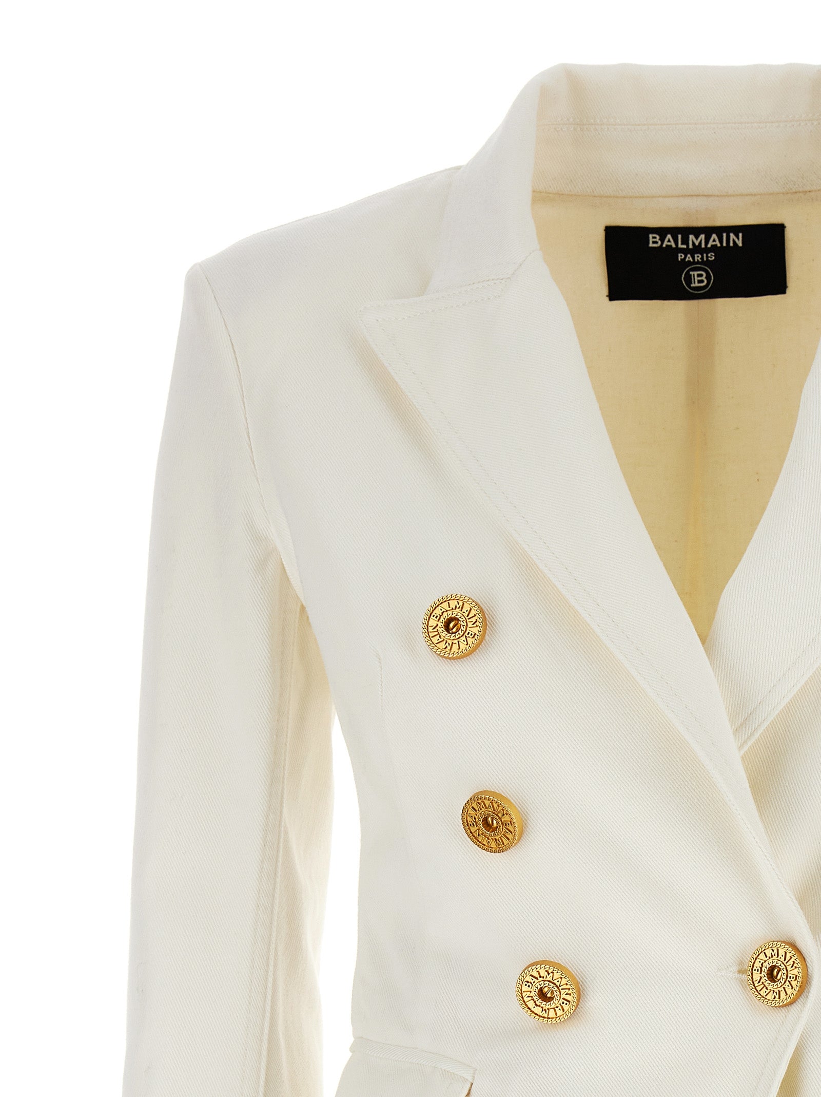Balmain バルメイン二重胸肉デニムブレザー - Image 3