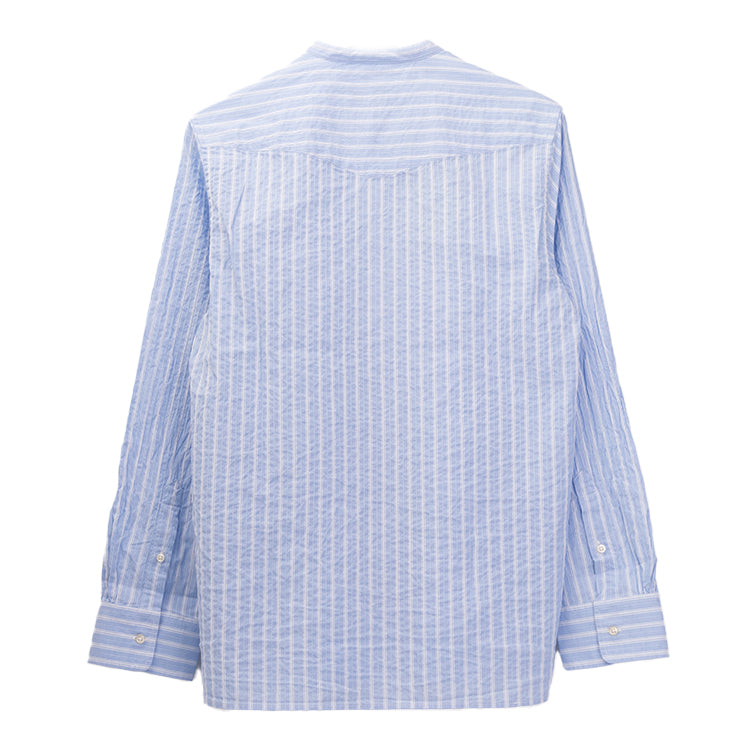 Off Officine Generale Shirts Blue - Image 3