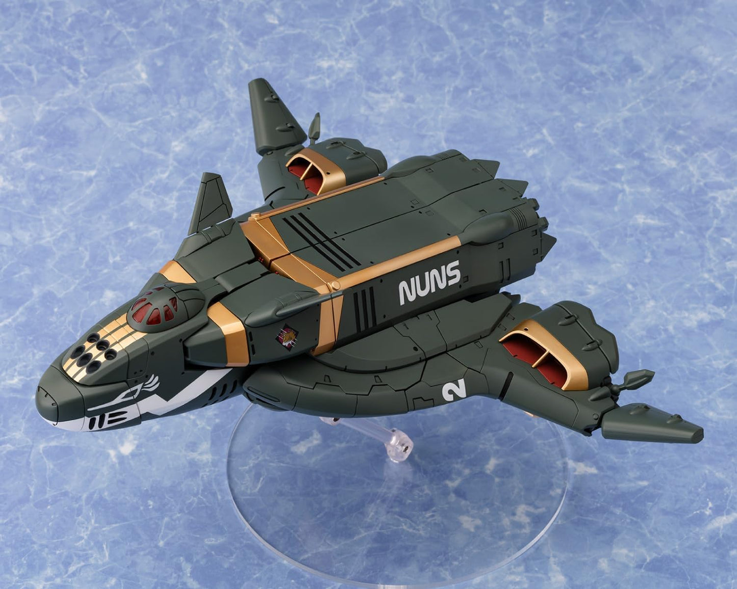 Aoshima VFG Macross Delta VB-6 König Monster MC-12 Plastic Model, Total Height Approx. 6.1 inches (155 mm), Color Coded
