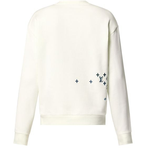LOUIS VUITTON Embroidered Cotton Sweatshirt - Image 3
