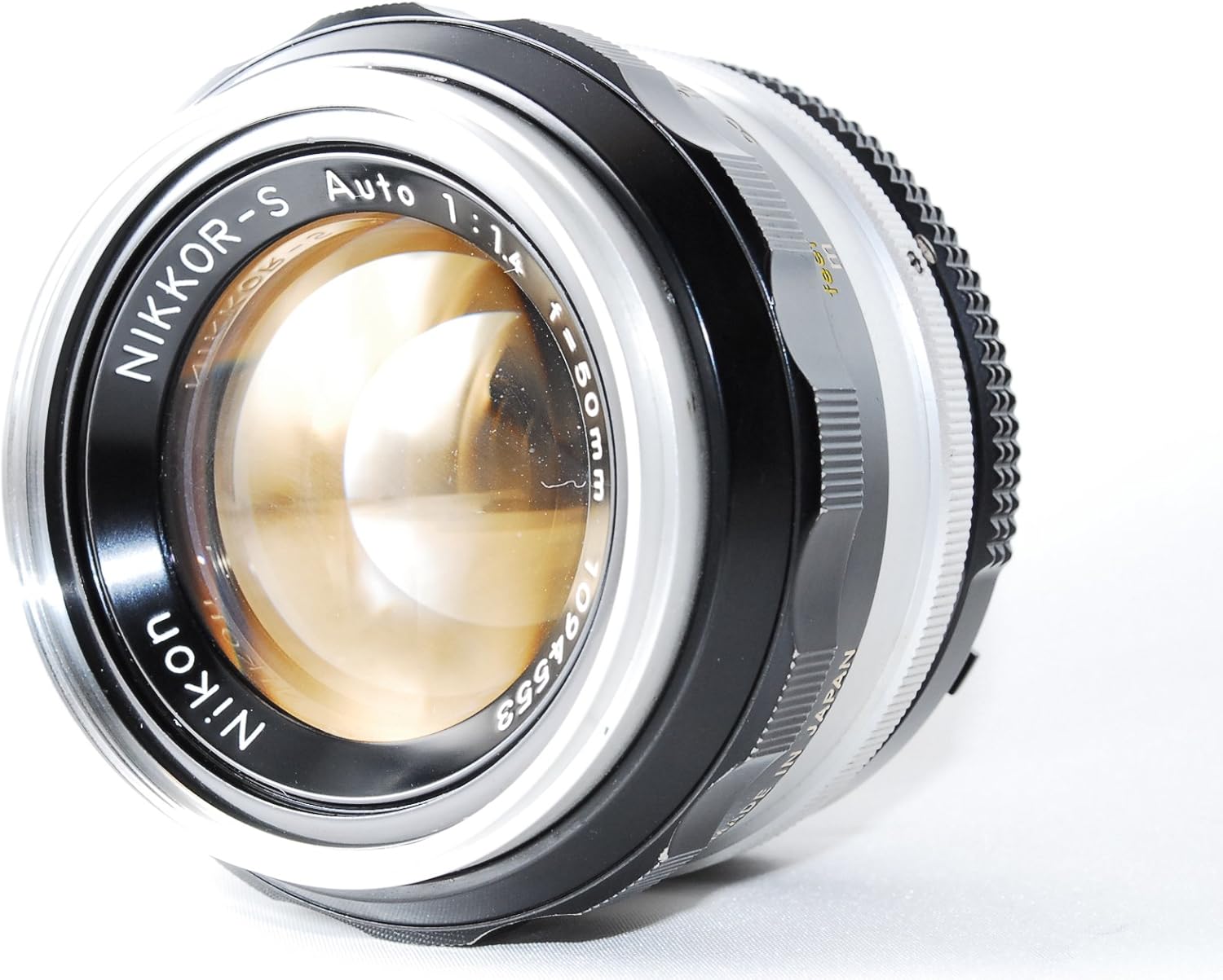 Nikon MF Lens NIKKOR-S Auto 50mm F1.4 Non-Ai
