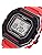 Casio Standard Digital W-218H-4B Wristwatch, Men's, Women's, Cheap Casio Tipkashi, Petite Pla, Black, Red, [Parallel Import], Belt Type: