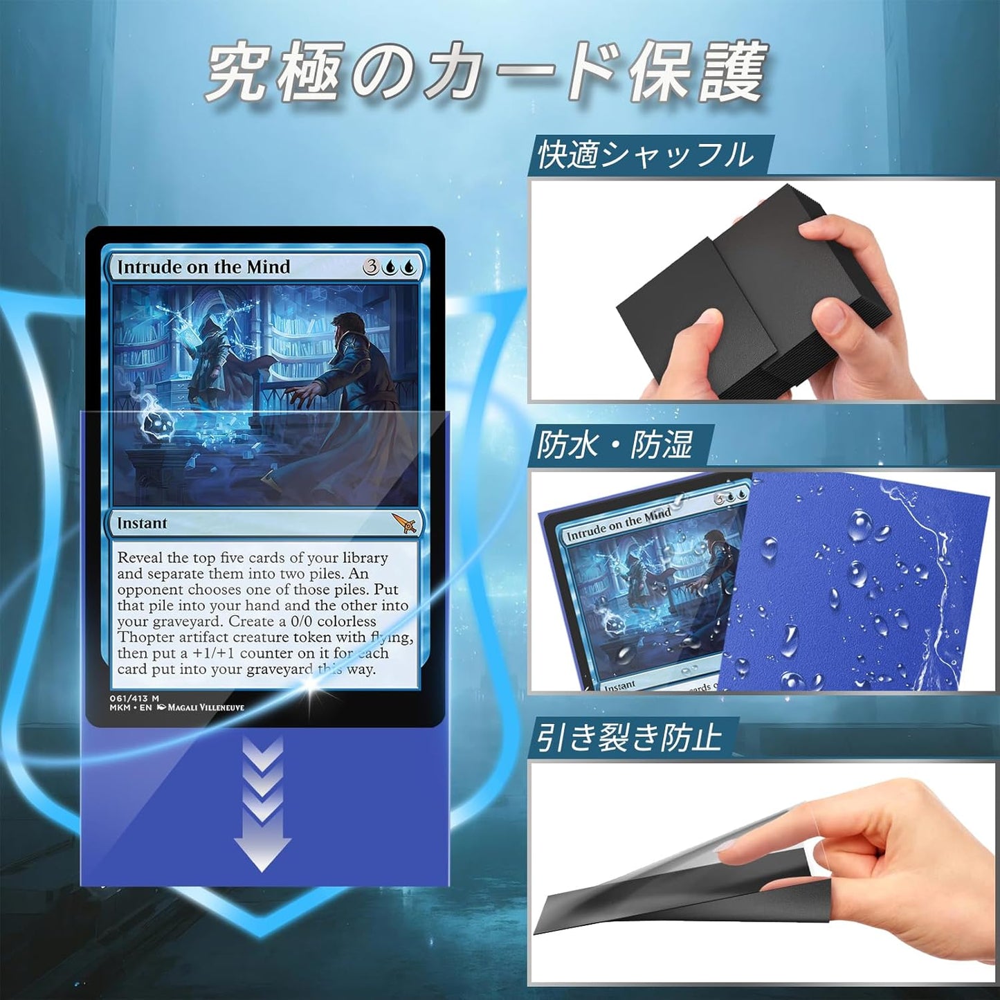 Mlikero Card Sleeves 1000pcs Baseball Card Sleeves for Standard Cards 10 Colors Trading Card Sleeves for MTG Football Cards, Sports Cards, Game Cards