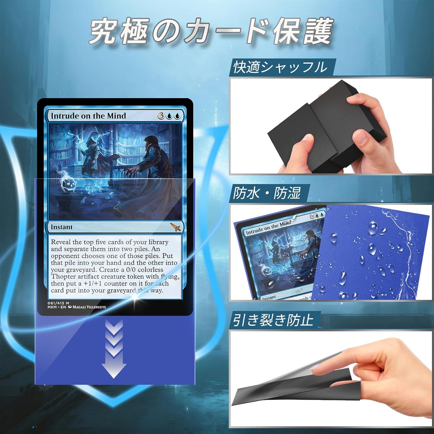 Mlikero Card Sleeves 1000pcs Baseball Card Sleeves for Standard Cards 10 Colors Trading Card Sleeves for MTG Football Cards, Sports Cards, Game Cards