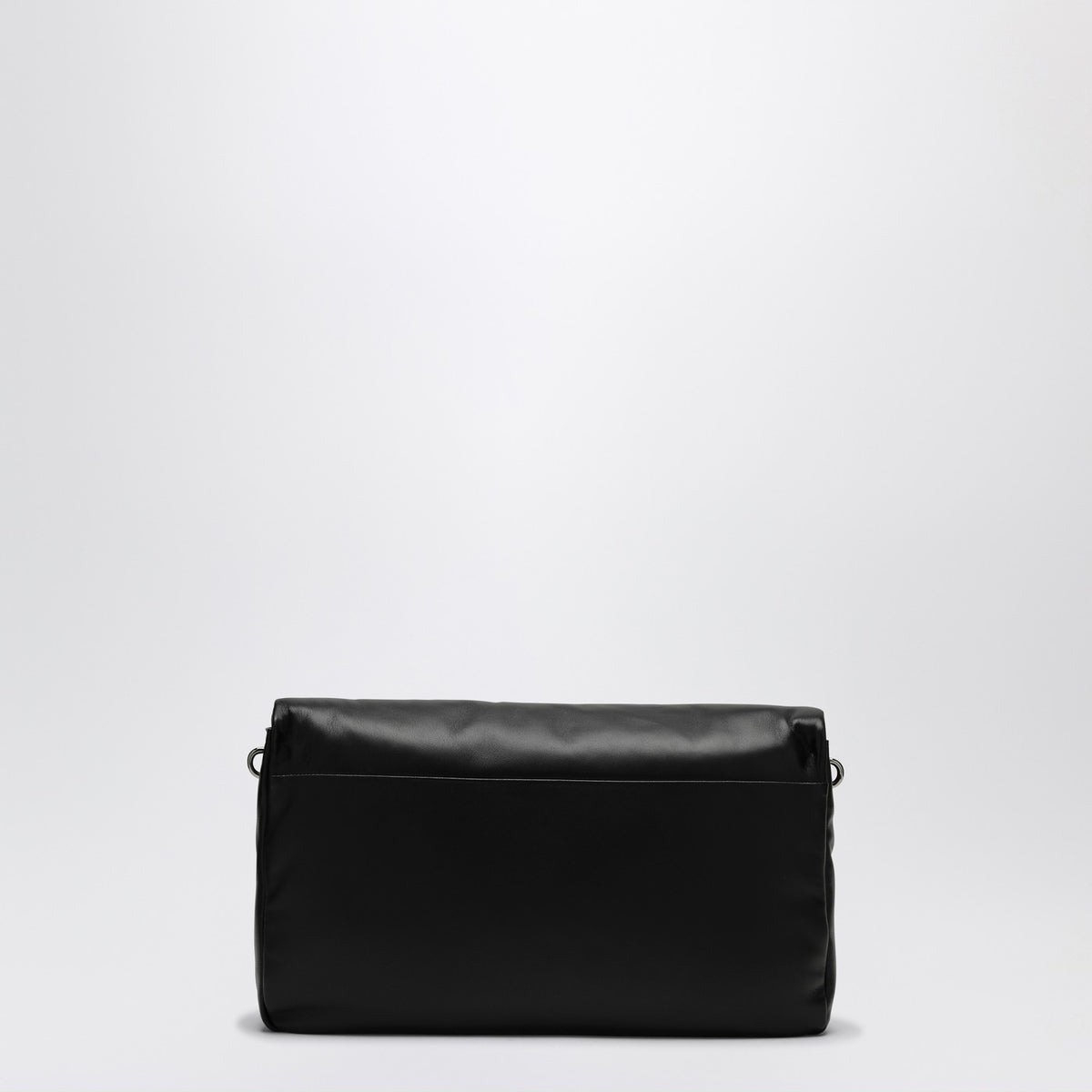 Roger Roger Vivier Viv 'Choc Large Black Leather Bag - Image 3