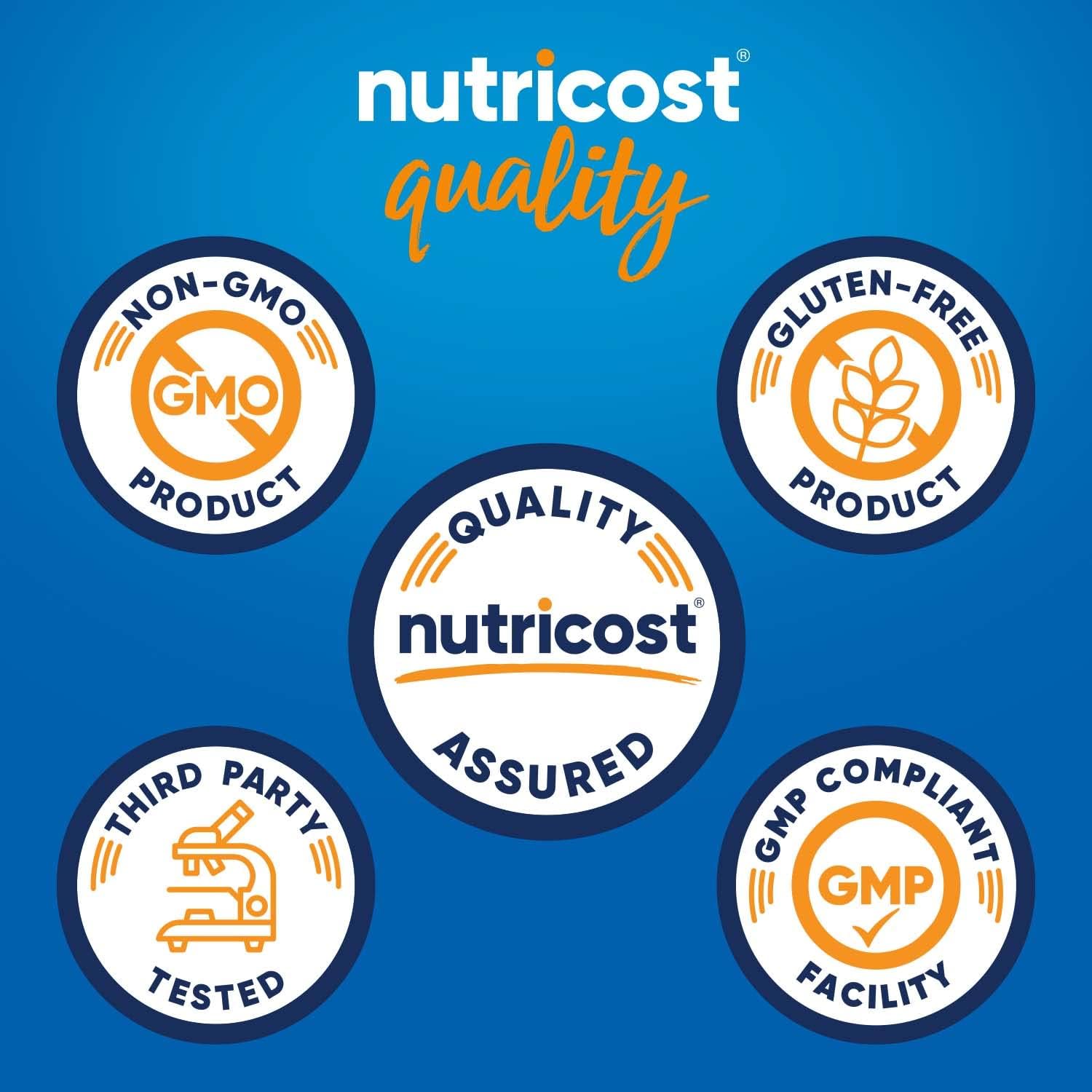 Nutricost Glucosamine Capsules 750mg 240 Capsules Non-GMO Gluten Free