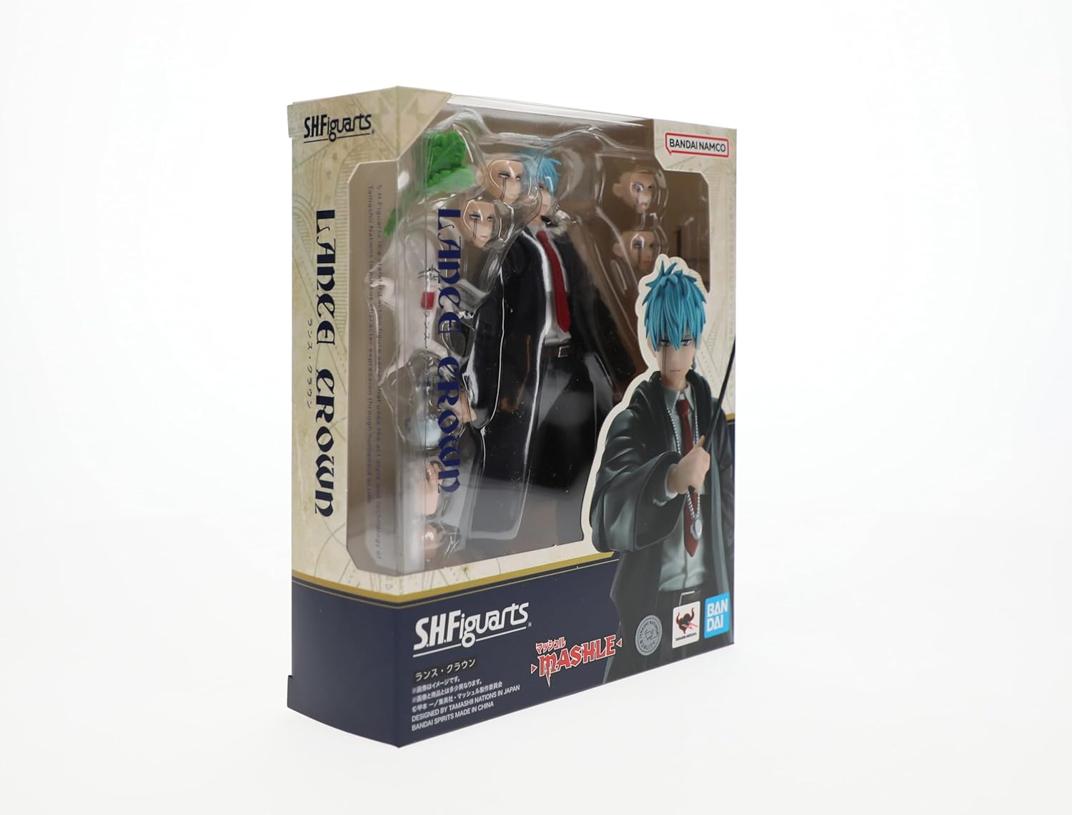 BANDAI SPIRITS S.H. Figuarts Mashle Lance Crown, Approx. 6.1 inches (155 mm), PVC & ABS, Pre-painted Action Figure