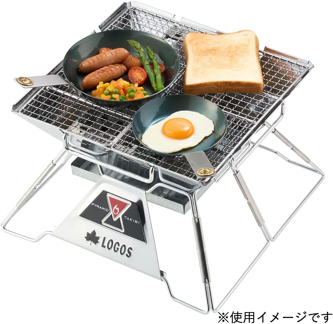 LOGOS 81062261 Iron Craftsman Grill Pan 16-BC