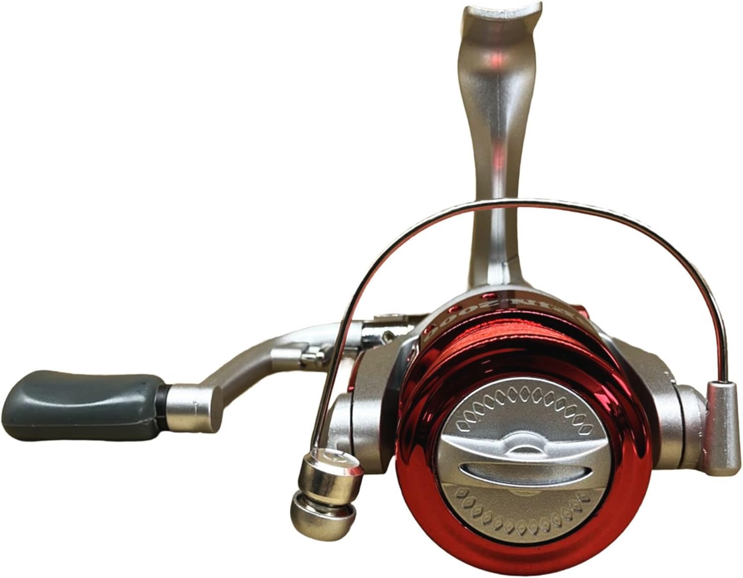 Riseway 2000 Basic Spin Reel with Thread No. 3 - 120 m, Red