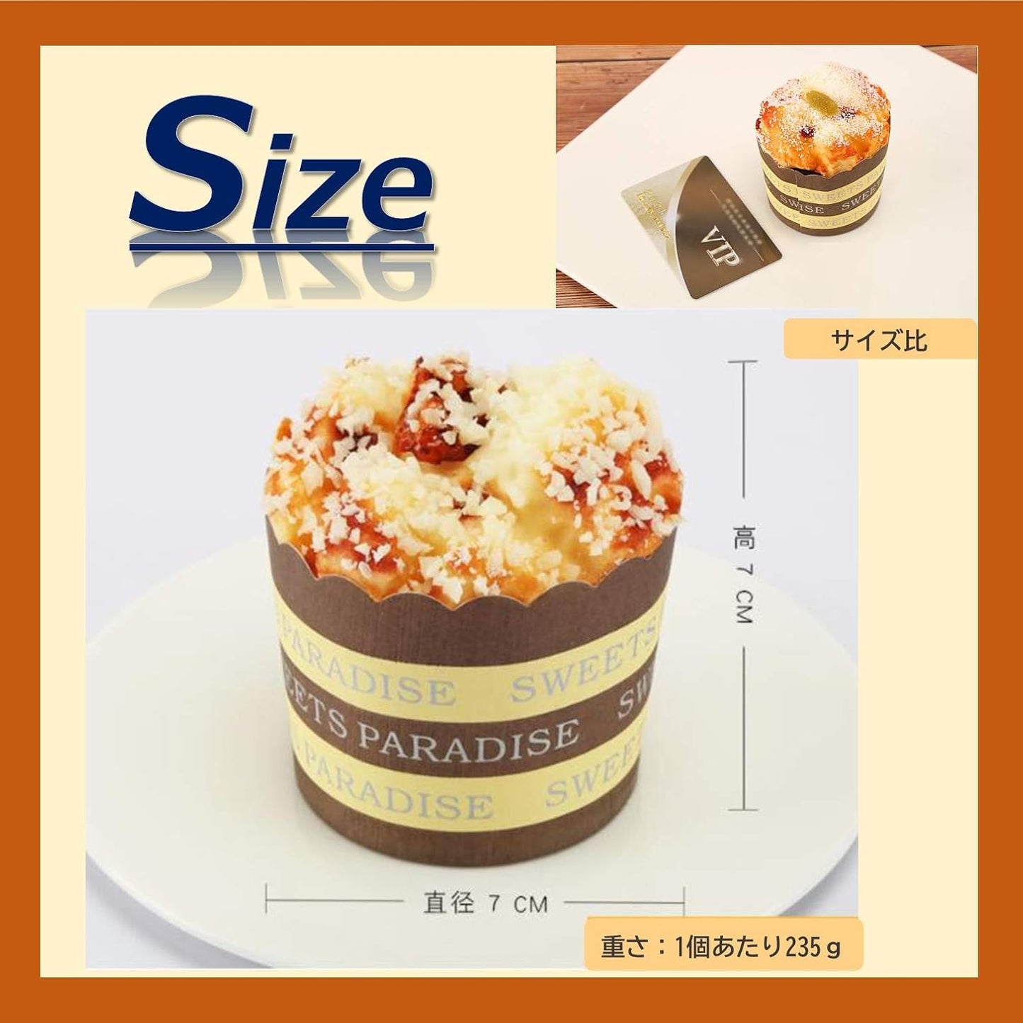 Cupcake Food Sample Item Model Display Fruit Pretend Play School Event Fruit Shop Realistic Photography Prop Decoration Ornament (Set of 6)
