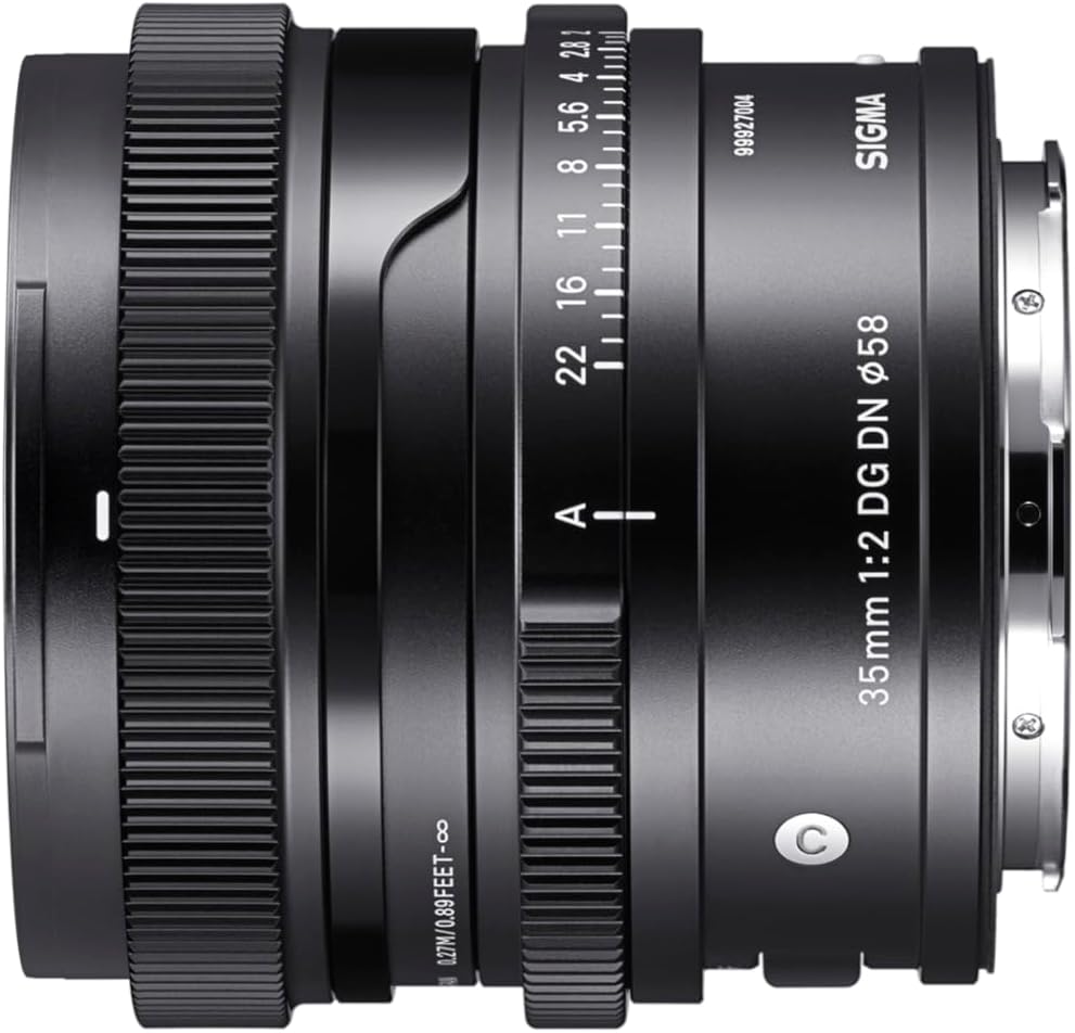 SIGMA Sony E-Mount Lens 35mm F2 DG DN Monofocal Wide Angle Full Size Contemporary Mirrorless Only