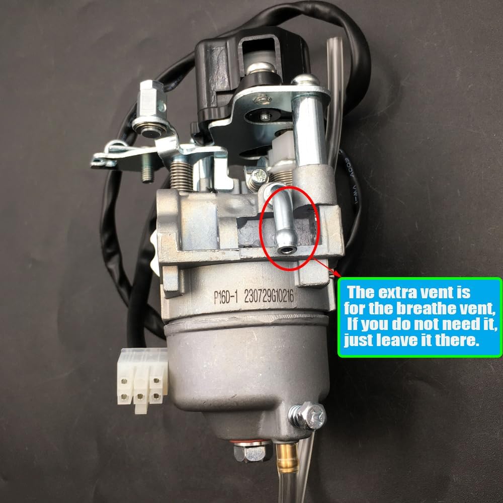 Huayi Carburetor Fits A-ipower SUA2000i 2000W SUA2300i 2300W Portable Inverter Generator with Gasket and Step Motor