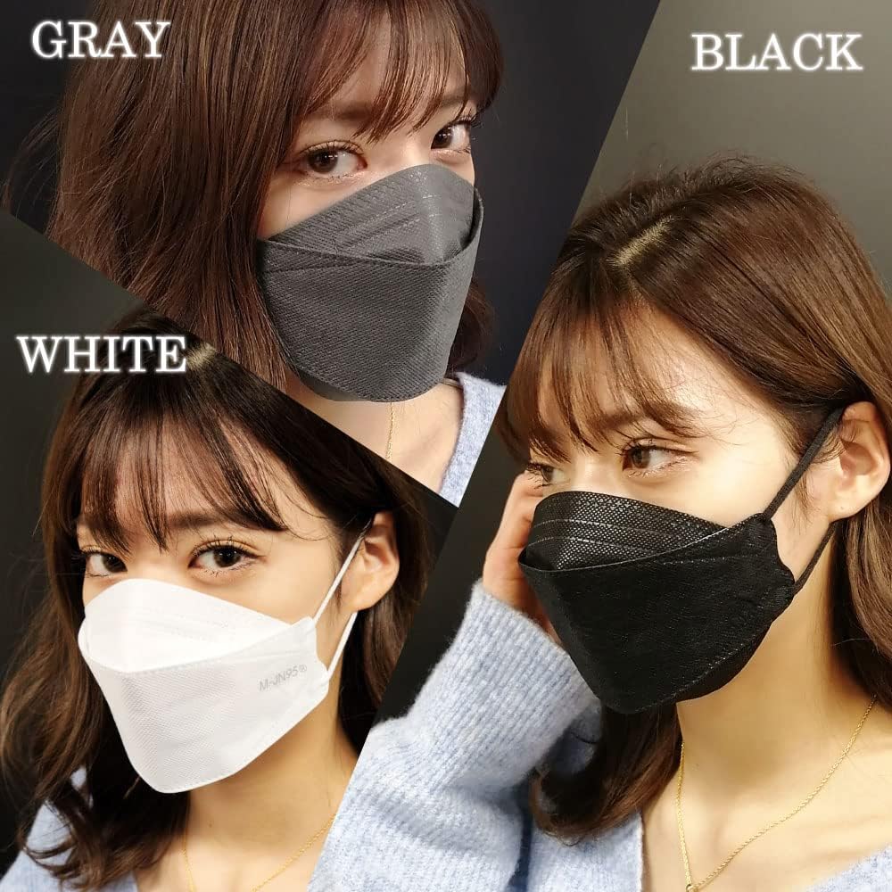 [M-JN95] Made in Japan, Non-woven Fabric 4 Layer Mask, Kaken Test 99%, Individual Packaging, 30 Pieces, 30 Masks [White]