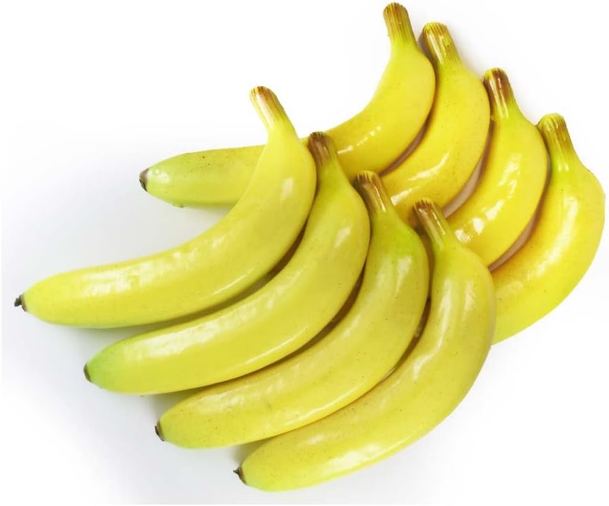 Banana Lifelike Model Food Sample Fruit Model (AA 8pcs)
