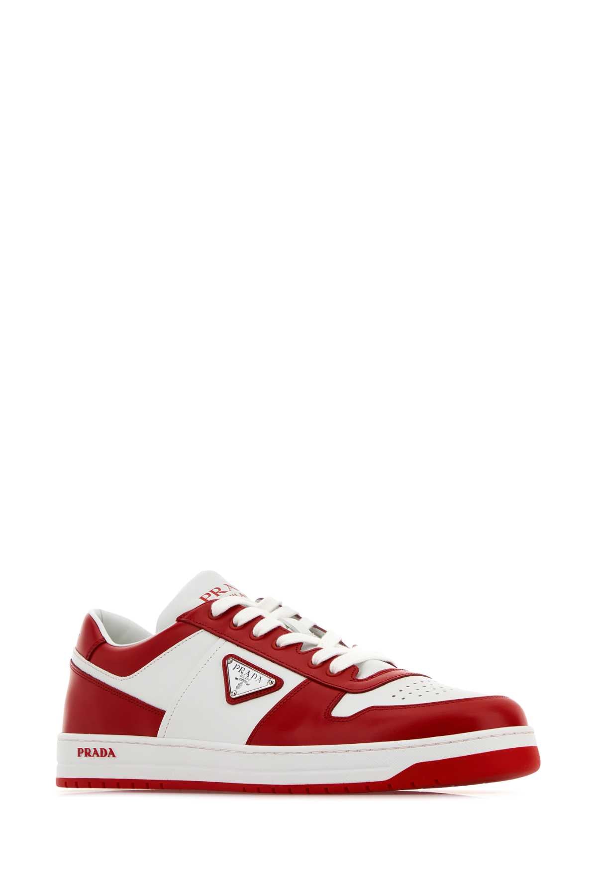 Prada プラダ2トーンレザーダウンタウンスニーカー - Image 3