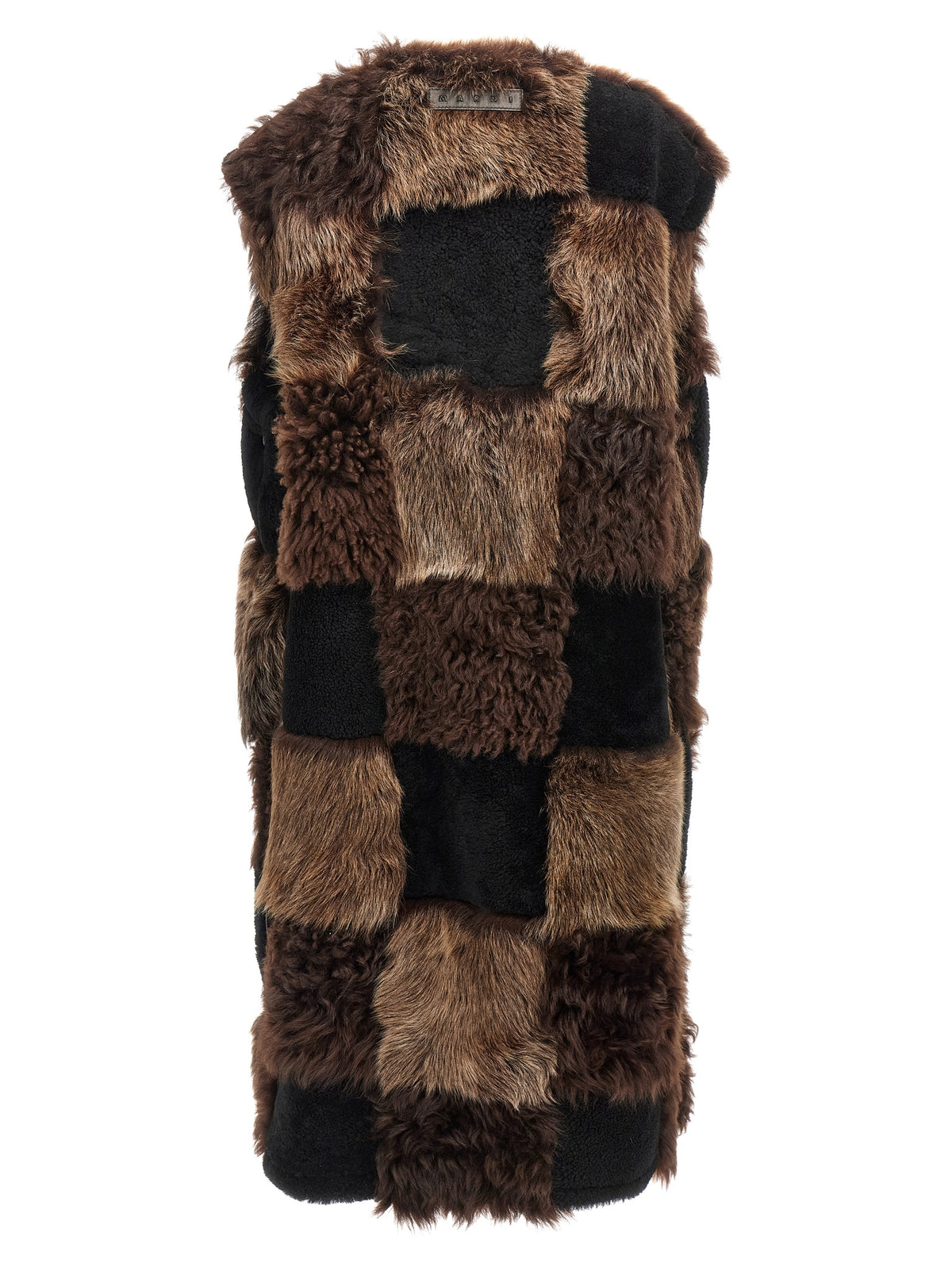Marni Marni Long Shearlingベスト - Image 3