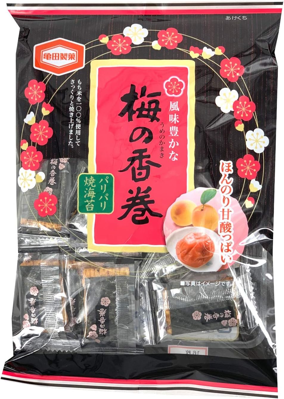 Fritree Kameda Seika Plum Incense Rolls, 16 Pieces