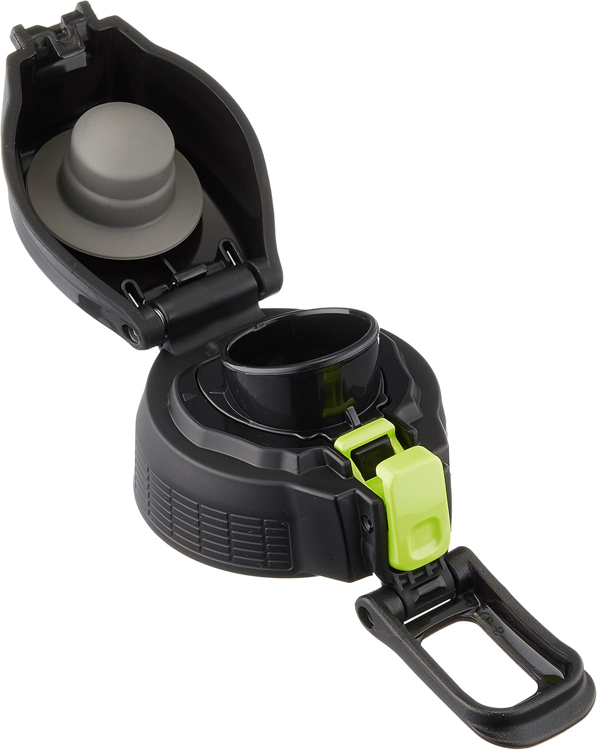 Zojirushi Thermos (ZOJIRUSHI) Zojirushi Cool Bottle Stopper Set Water Bottle Direct Drinking Sports Type Lime Gray SD-S10F-HG