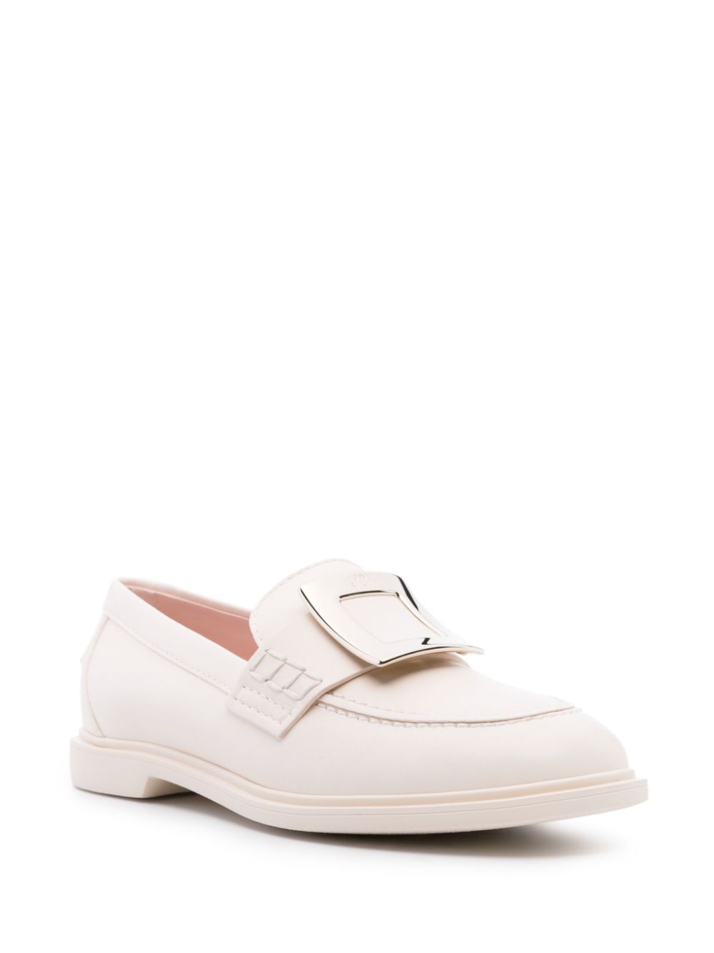 Roger Roger Vivier Viv Ranger Leather Loafers - Image 3