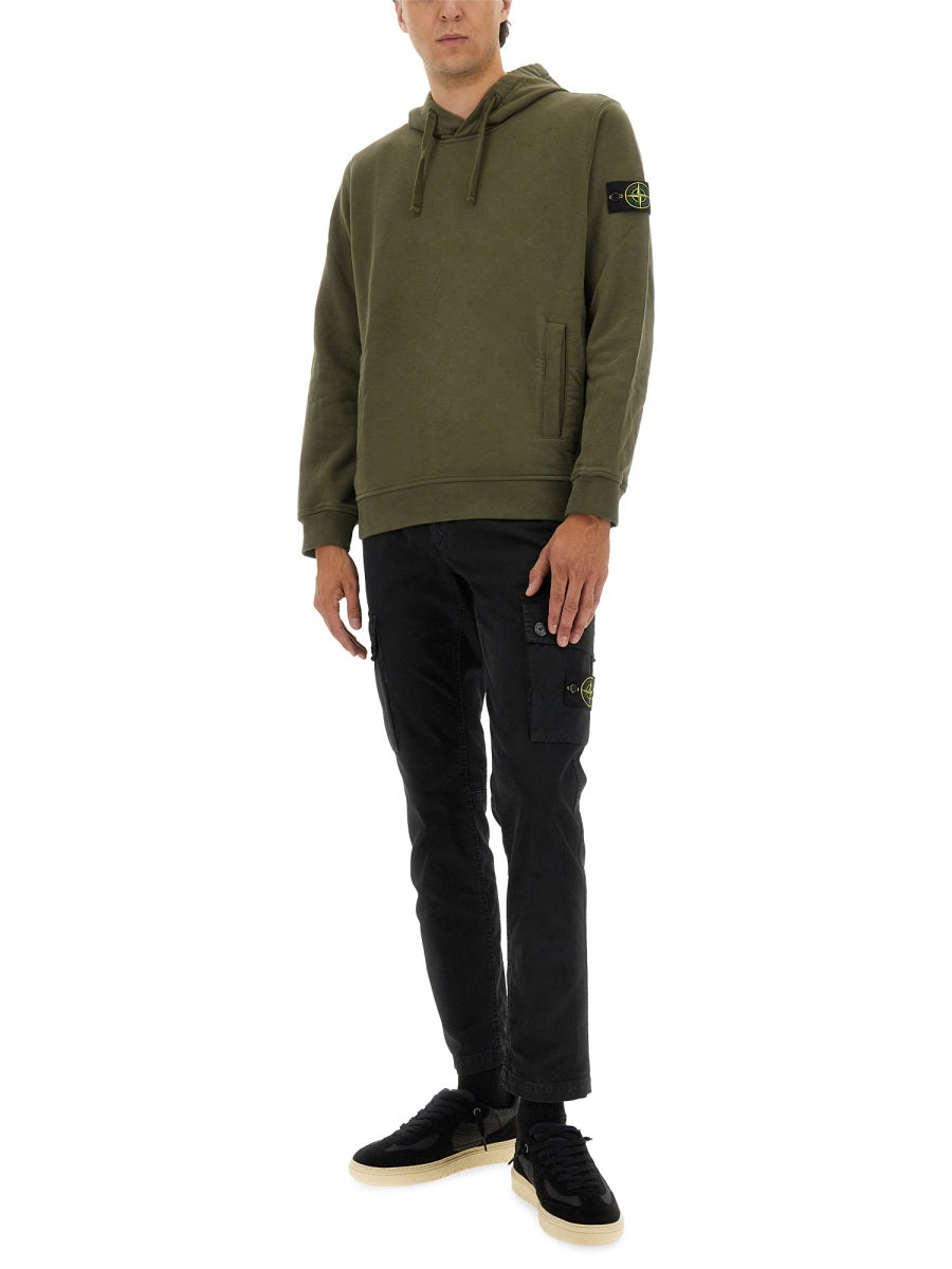 Stone Stone Island Cotton Hoodie - Image 3