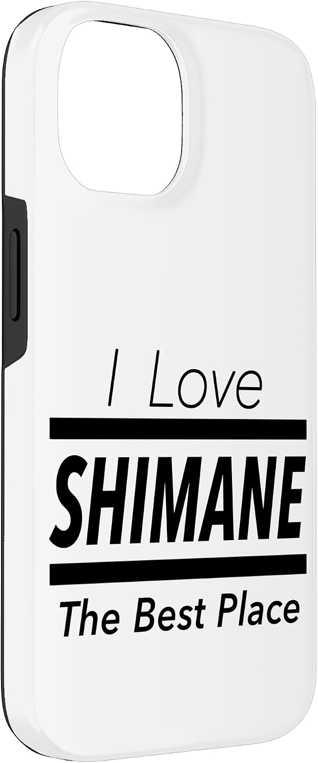iPhone 14 I Love Shimane (I Love) JIMO-T [47 Prefectures] Jimoti Local Love Goods Travel Souvenir Funny Smartphone Case