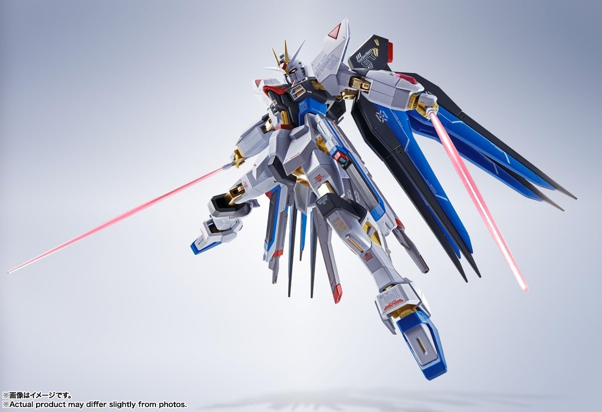 TAMASHII NATIONS METAL ROBOT Spirits, Mobile Suit Gundam SEED DESTINY Strike Freedom Gundam [Re:Coordinate] Approx. 5.5 inches (140 mm), PVC & ABS & Die Cast Pre-painted Action Figure