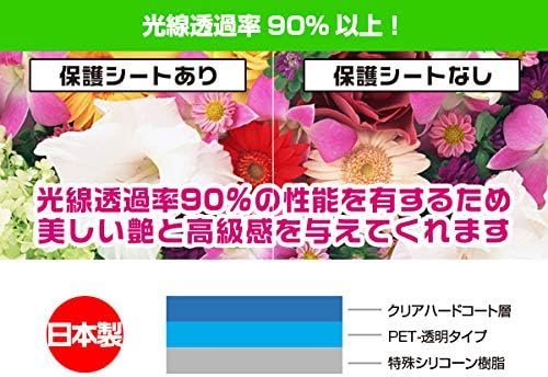 Miyabix OverLay Brilliant OBGWMARIOSET/S/12 Glossy Body/LCD Protective Sheet Set, Fingerprint, Bubble Proof, Game & Watch, Made in Japan