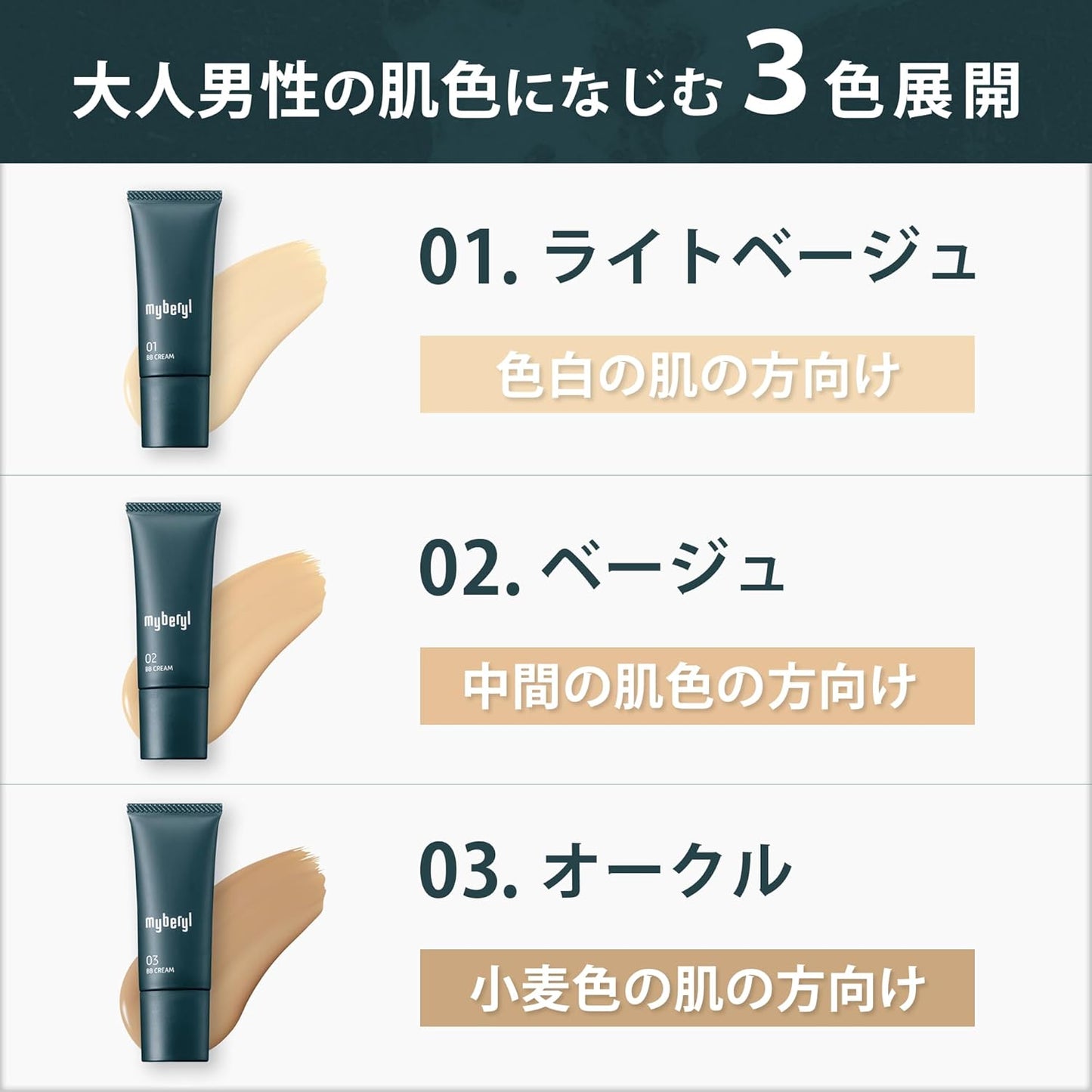 BB Cream, Beige, 0.7 oz (20 g), Men's Makeup, Soap-off, Blue Beard, Bears, Pores, Hide, Dullness, Acne Marks, Sensitive Skin, Oily Skin, Men's Skin Care