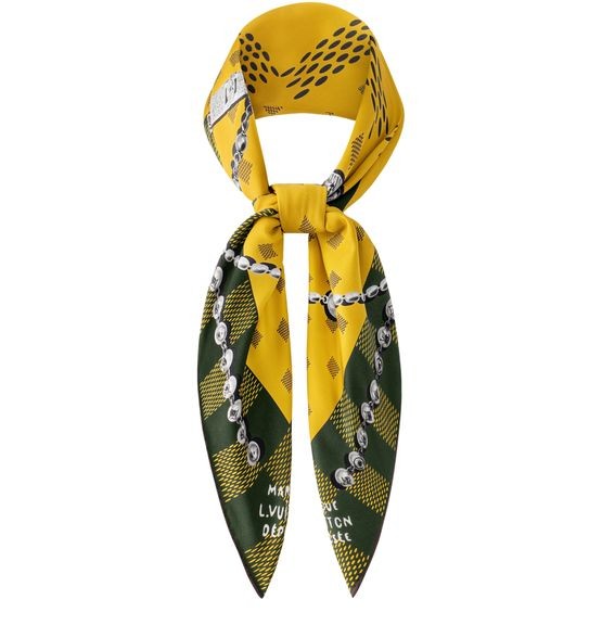 LOUIS VUITTON Damier Jewelry Silk Square - Image 3
