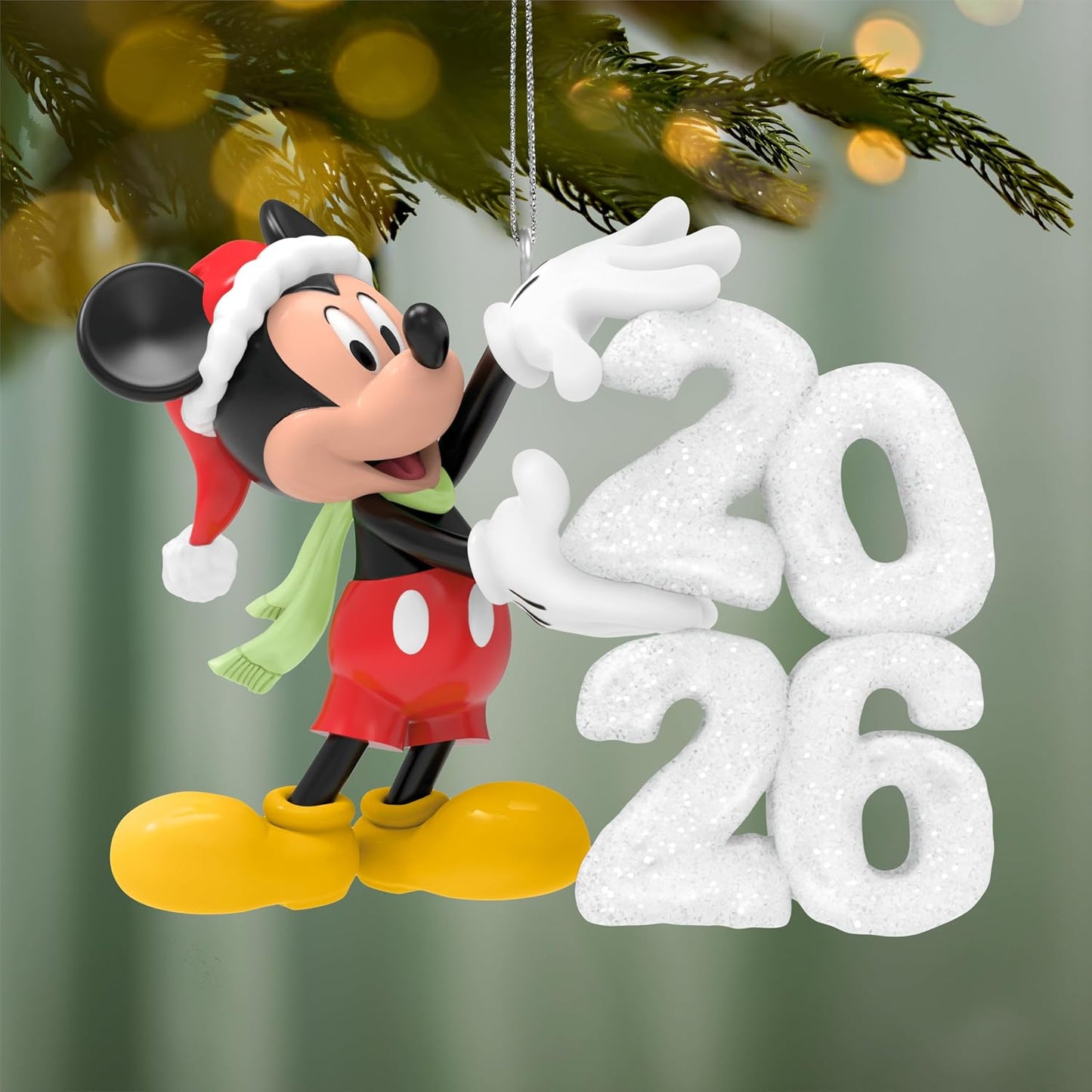 Hallmark Keepsake Adorno de Navidad 2026, Mickey Mouse A Year of Disney Magic 2026, regalos para fanáticos de Disney