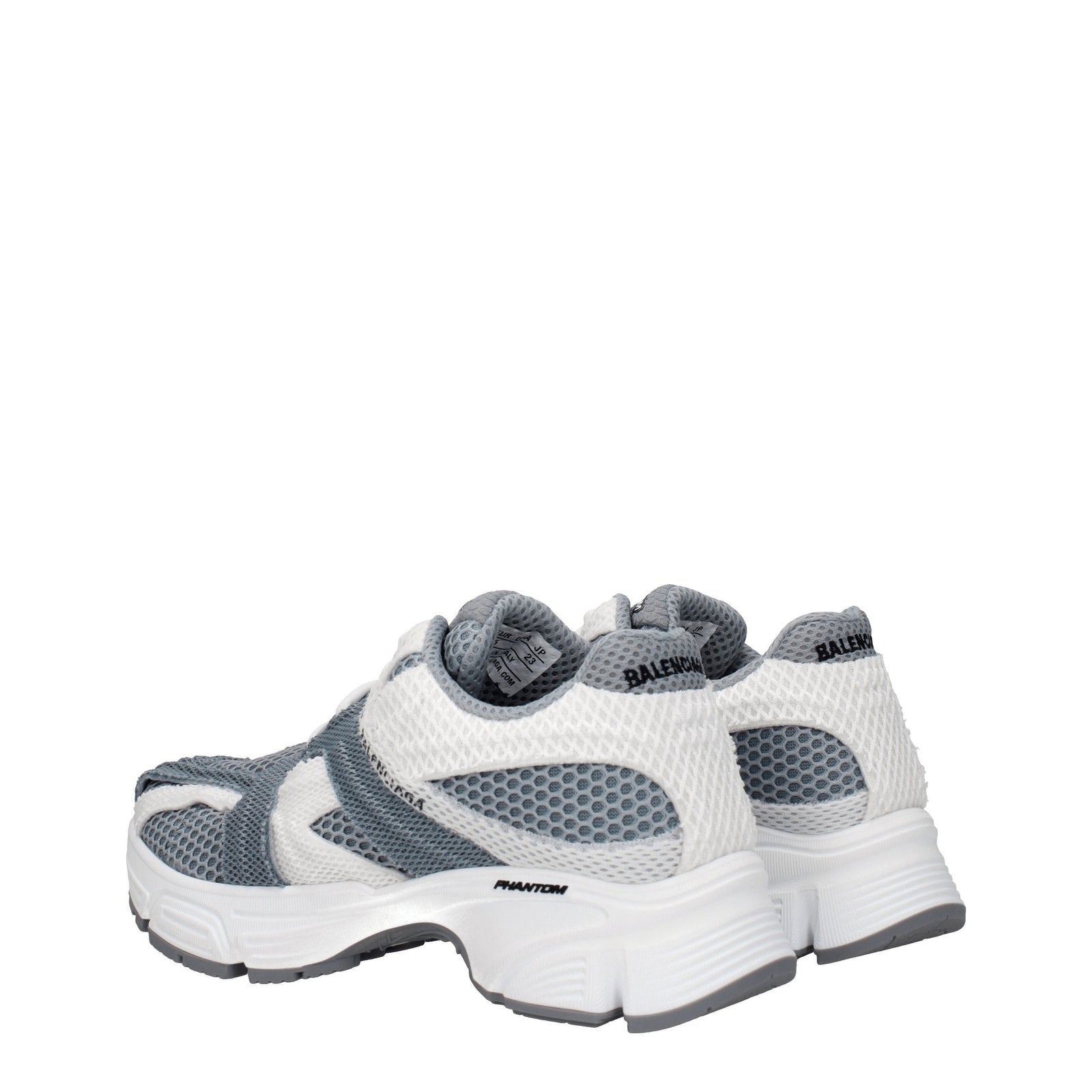 Balenciaga バレンシアガスニーカーファントム女性ファブリックグレー/ホワイト - Image 3