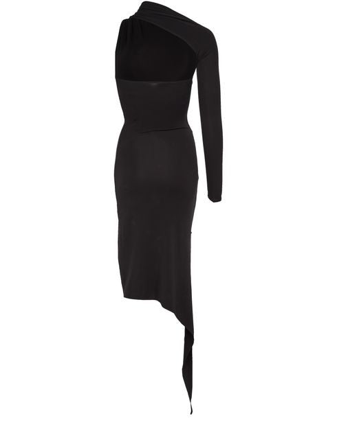COURREGES One shoulder crepe jersey dress - Image 3