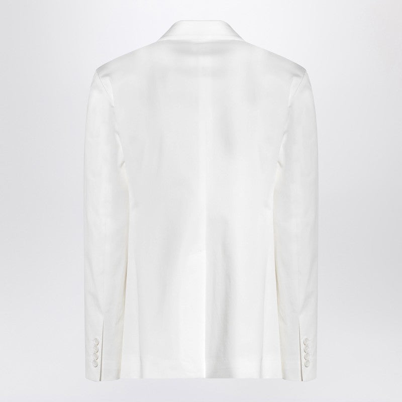 Dolce ドルチェ＆ガッバーナホワイトシングル胸肉ジャケット - Image 3