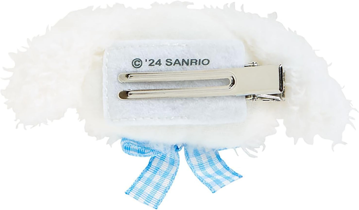 Sanrio 236918 Face Shape Hair Clip, Cinnamoroll, Hair Rubber