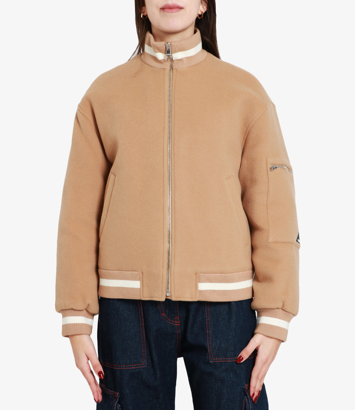 Msgm MSGMはベージュをコートします - Image 3
