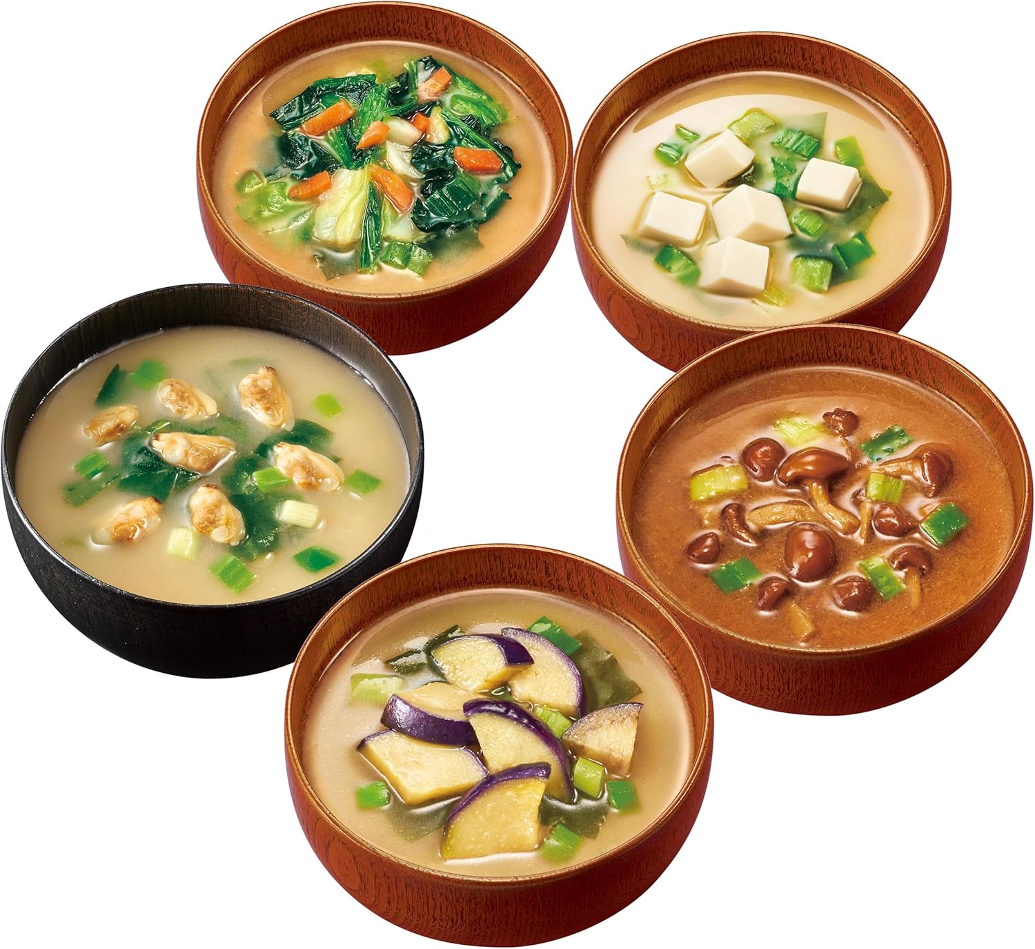Amanofud always miso soup 10-pack variety set