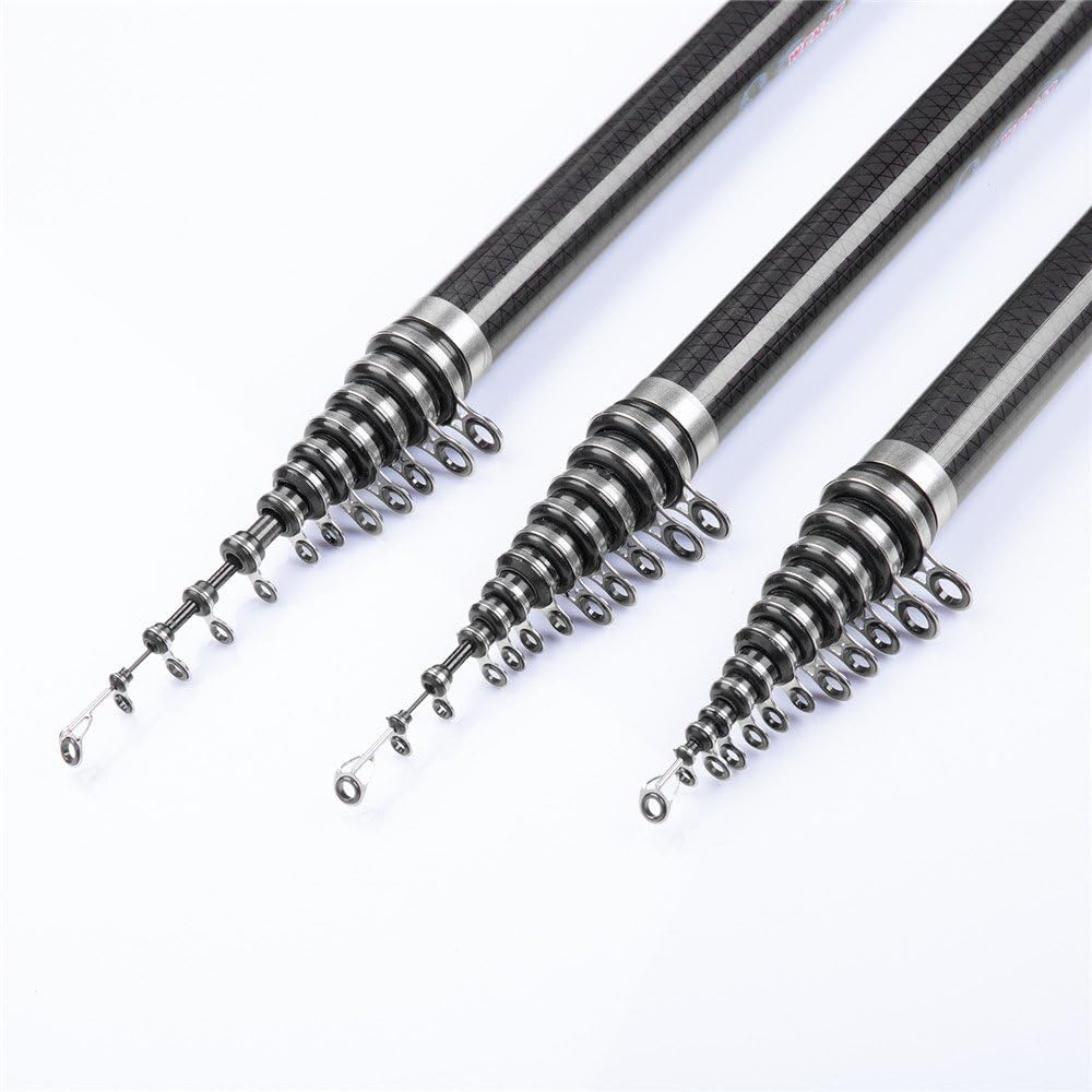 Sea Fishing Rod 1.4 ft (3.6 m) / 4.5 m / 5.4 m / 6.3 m / 7.2 m / Sea Fishing, For Freshwater Use, Storage Bag, Carbon, Portable Telescopic Fishing Rod, Casting Rod, Embankment Fishing