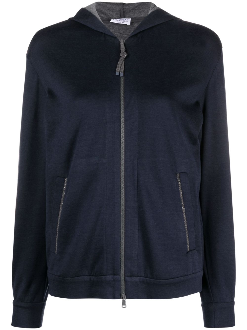 Brunello Cucinelli Cotton And Silk Phoodie - Image 3
