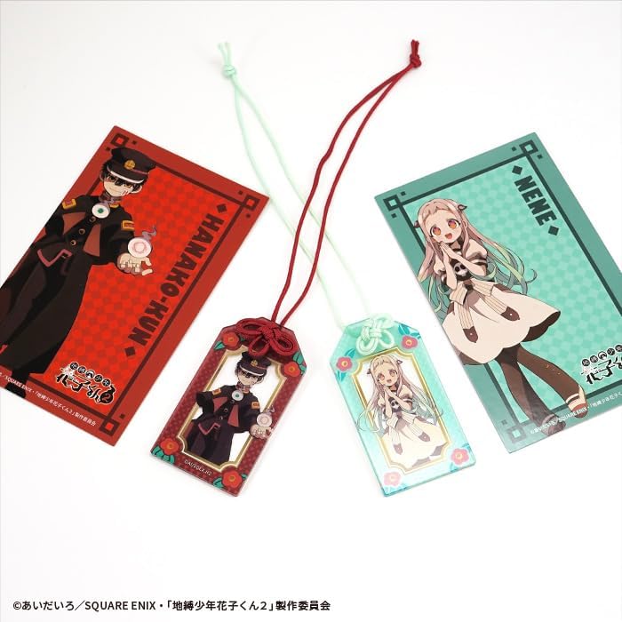 F-toys Confect TV Anime "Jibound Shonen Hanako-kun 2" Amulet Style Acrylic Key Holder, Pack of 10, Candy Toy, Gum (Full Comp )