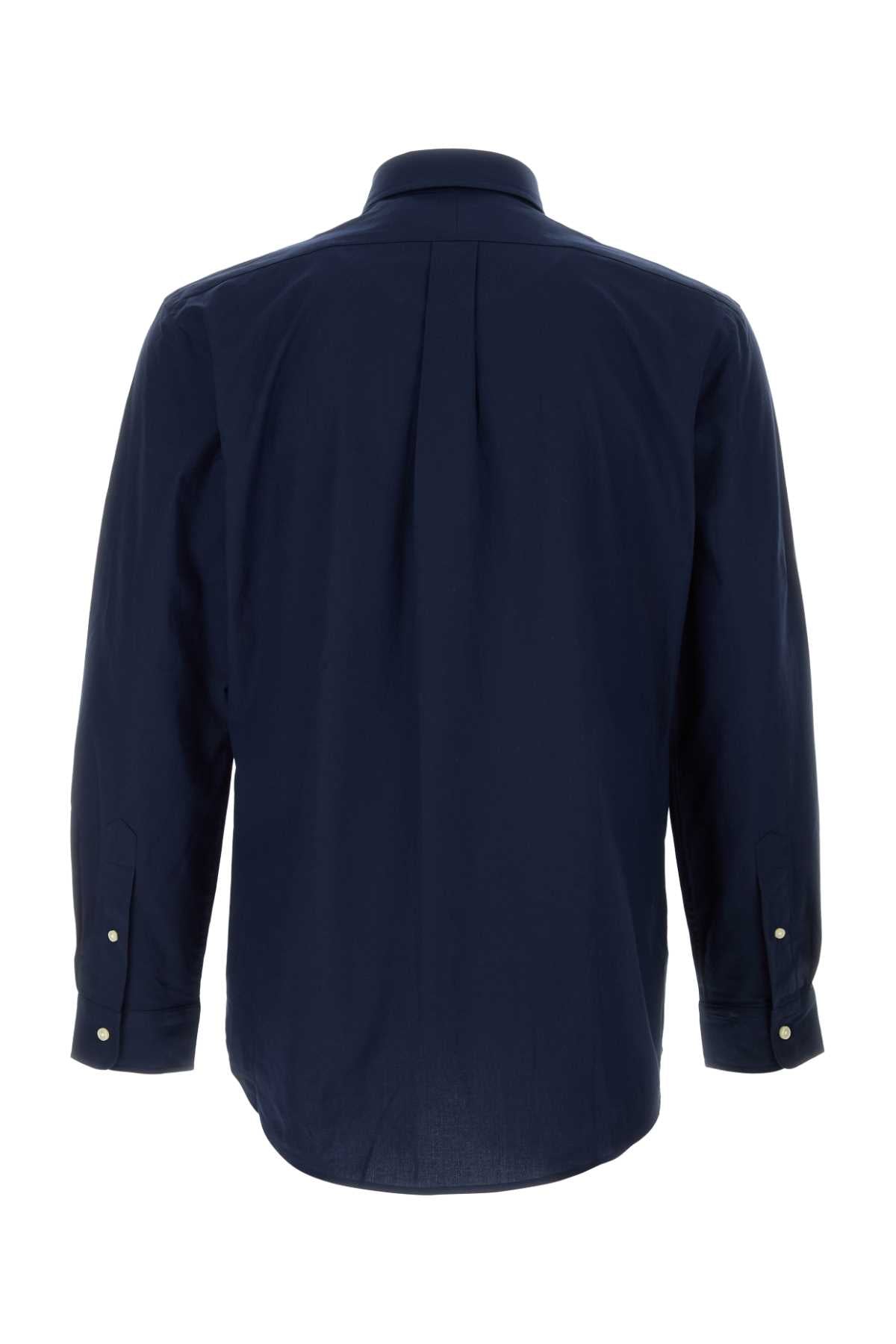 Polo ポロ ラルフローレン ダークブルー ストレッチ ポプリン シャツ - Image 3