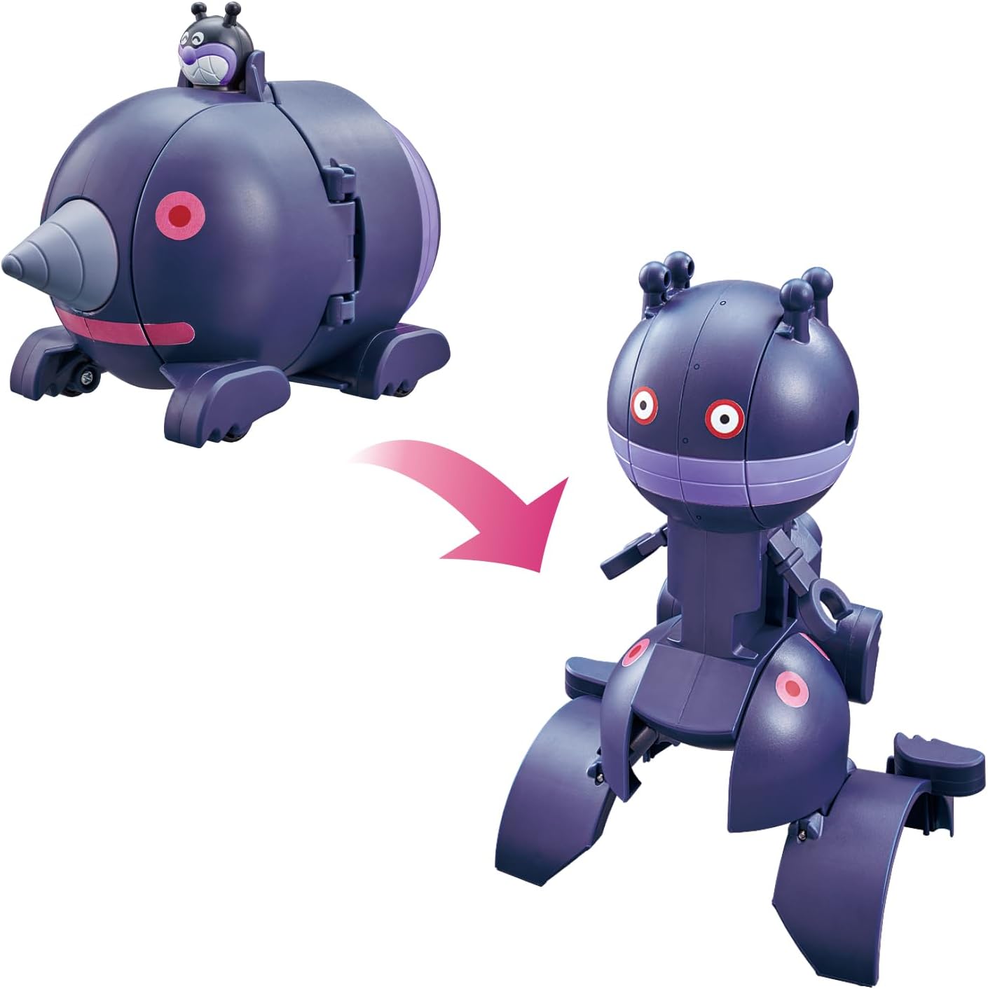 Bandai (BANDAI) Chick-Chick Big Transformation! Mogurin and Dadandan - Transforming Toy "Soyokaze! Anpanman" Series