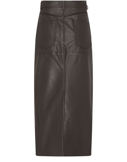 MOSCHINO レザースカート - Image 3