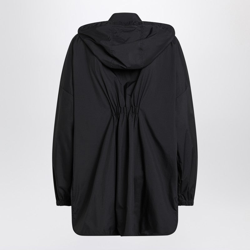 Moncler ナイロンのモンクラーブラックジップパーカ - Image 3