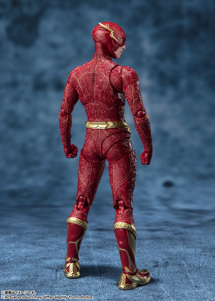 S.H. Figuarts Flash (The Flash), Approx. 5.9 inches (150 mm), PVC & ABS, Pre-painted Action Figure