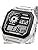 Casio World Time Digital Men's Watch AE-1200 Series International Model, Silver Metal AE-1200WHD-1AV, Bracelet Type