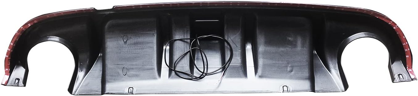 CARIG 2014-2017 Infiniti Q50 / Nissan Skyline V37 Rear Pan Bar Spoiler, ABS Genuine Parts, Tail Light, Easy Installation, Carbon Style, Car Accessories